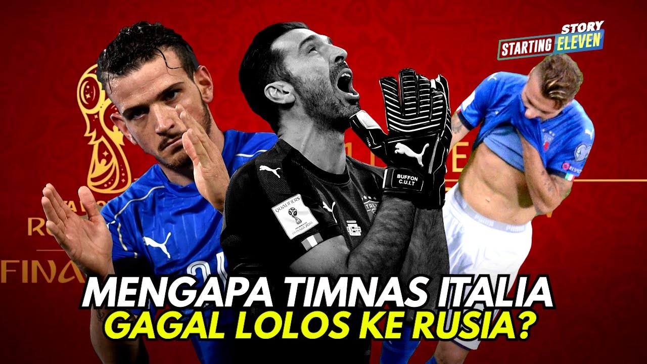 Piala Dunia 2018 & Tangisan Italia Yang Tak Ikut Serta Didalamnya
