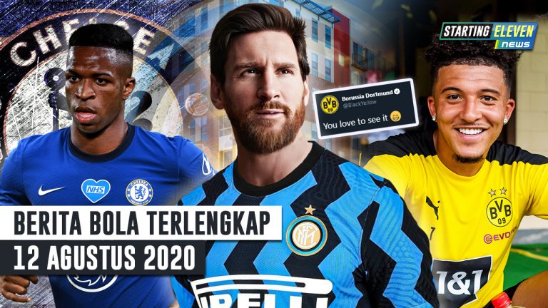 Berita Bola 12 Agustus 2020: Beli Apartemen Di Milan, Messi Ke Inter – Vinicius Ke Chelsea – Dortmund Ejek MU