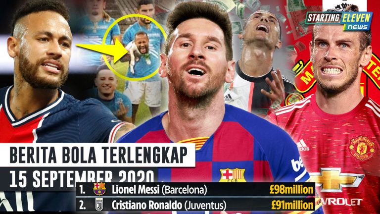 Berita Bola 15 September 2020 : Neymar Berbadan ANJING, Payet Ejek Bintang PSG – Kalahkan CR7, Messi TERTAJIR di Dunia – Bale MAU ke MU