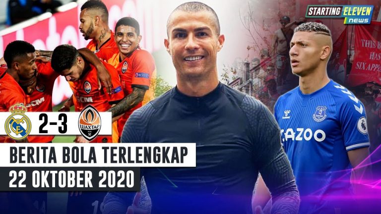 Berita Bola 22 Oktober 2020: Hasil Liga Champion Madrid KALAH di Kandang – Richarlison Diteror Fans Liverpool – Rambut Baru Ronaldo
