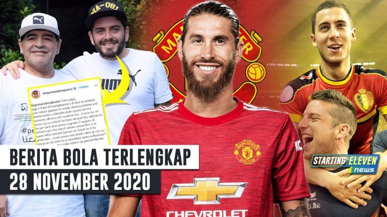 Berita Bola 28 November 2020: Belgia TIM TERBAIK DUNIA – Pesan Menyentuh Anak Maradona – Sergio Ramos Gabung MU