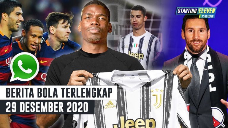Berita Bola 29 Desember 2020: Ronaldo MARAH Jika Juve Gaet Pogba – Messi : Saya Ingin Main di MLS – Messi, Neymar, Suarez Punya Grup WA