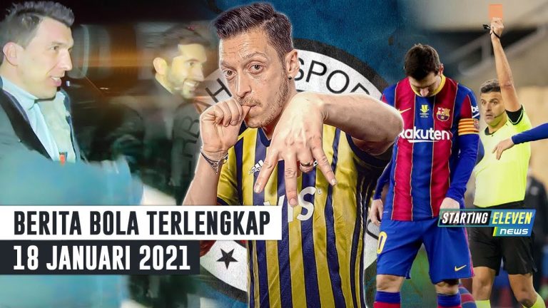 Berita Bola 18 Januari 2021: Messi Dikartu Merah, Barca Takluk Di Final – Ozil Resmi Gabung Fenerbahce – Mandzukic Tes Medis di Milan