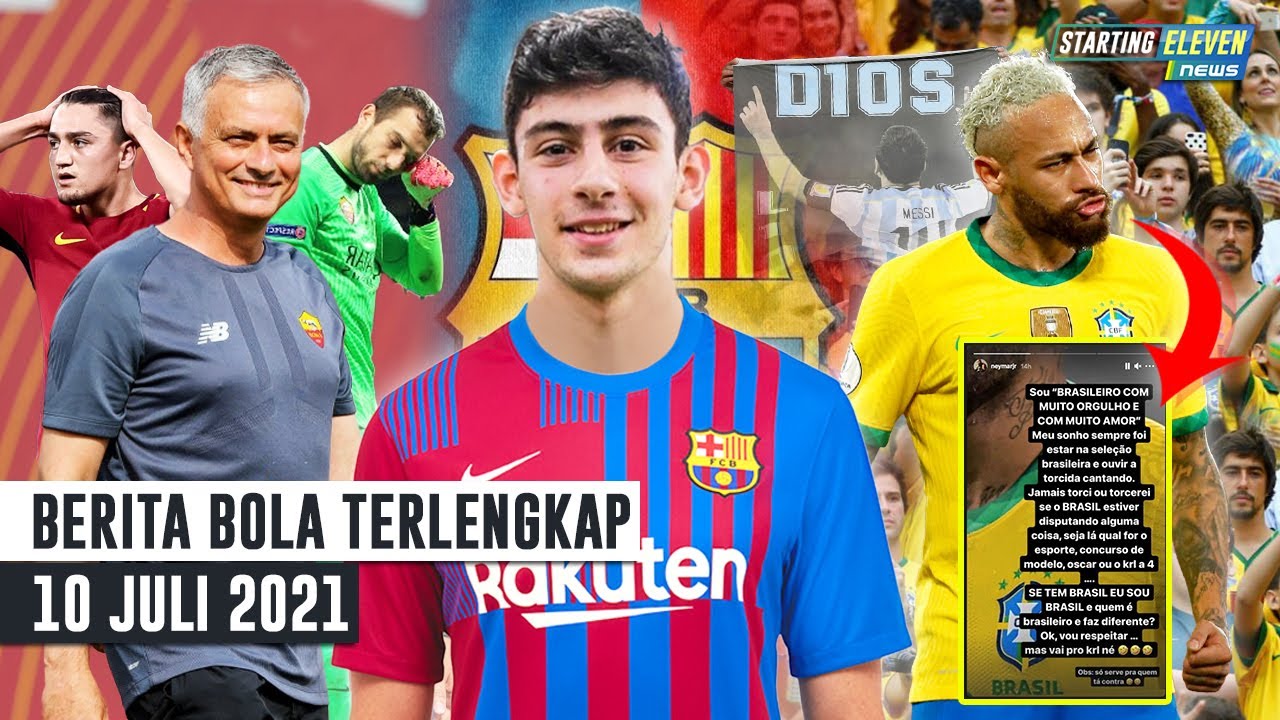 Mou 'TENDANG' 8 Pemain Roma - Fans Brasil Dukung Messi, Neymar Ngamuk - RESMI Barca Angkut Messi Austria