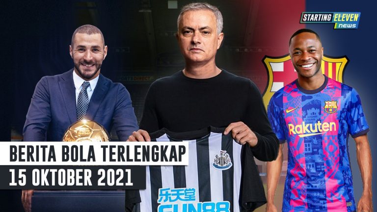 Sterling Cabut dari Man City, Ditampung Barcelona - Benzema Raih Ballon D'or - Mourinho Tangani Newcastle
