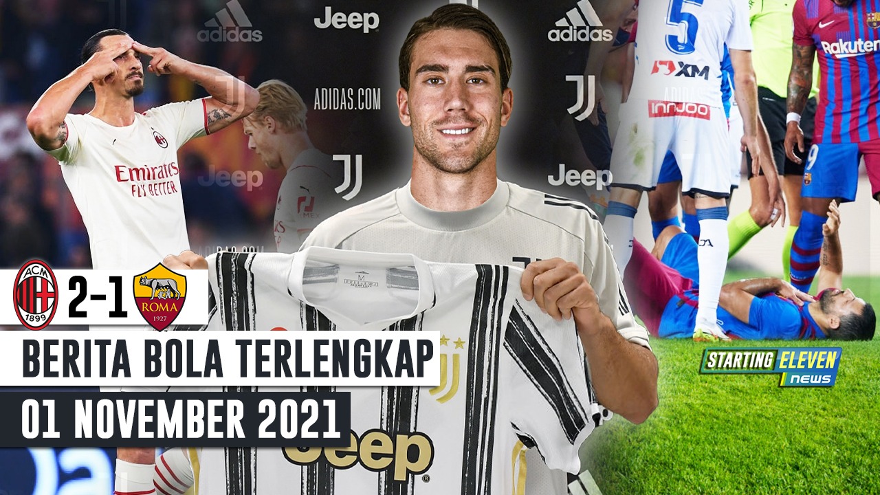 Ibra GACOR, Milan Hancurkan Roma - Aguero Sakit Jantung - Juve JUAL 3 Pemain Demi Vlahovic