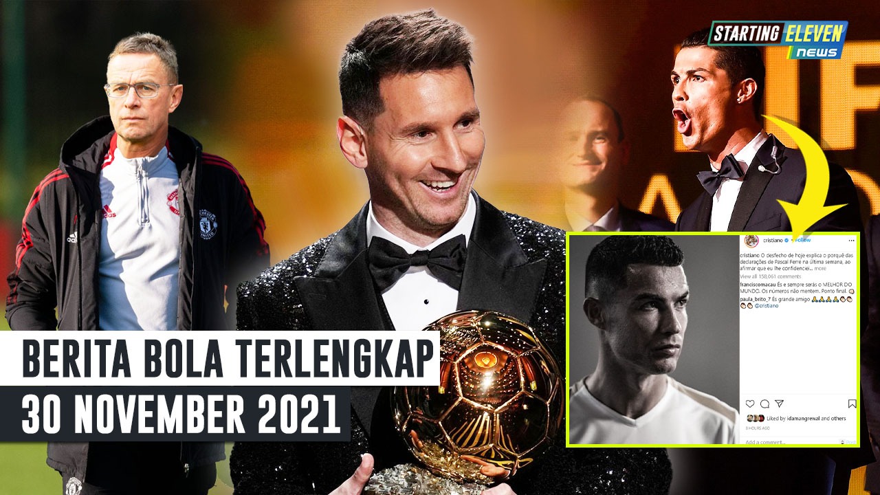 BENER KAN! Messi Raih Ballon D'or - Ronaldo Marah ke Panitia Ballon D'or - Rangnick RESMI Latih MU