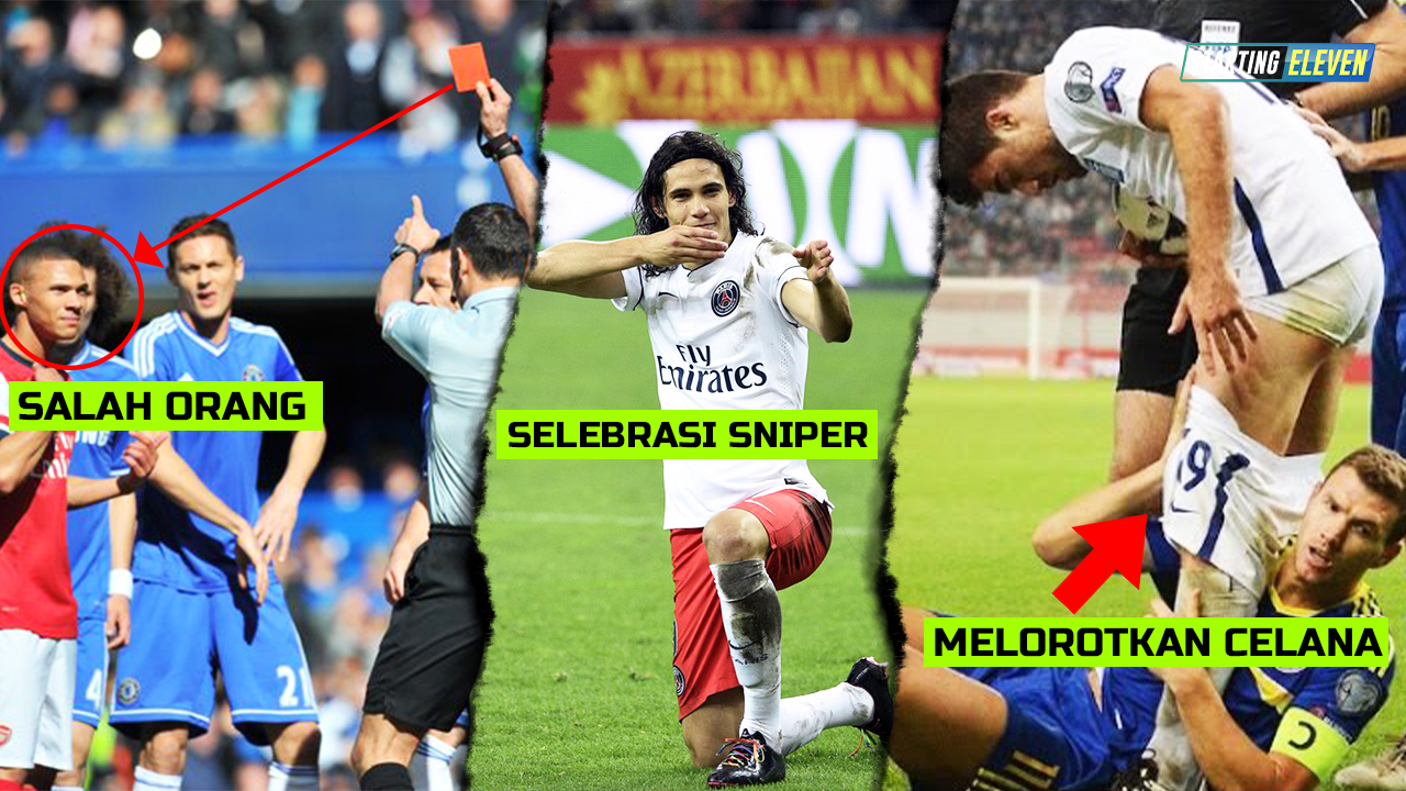 Deretan Kartu Merah Paling Aneh dalam Sepakbola