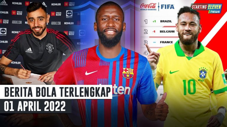 Rudiger Gabung Barcelona - Bruno Perpanjang Kontrak - Ranking Ter FIFA, Brasil ke Puncak
