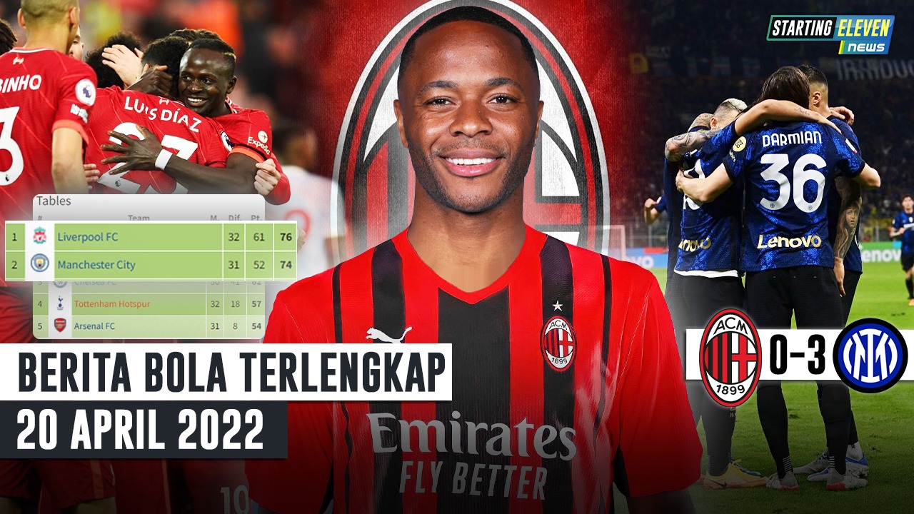 Bantai MU, Liverpool Kudeta City - Sterling ke AC Milan - Inter Milan ke Final Coppa Italia