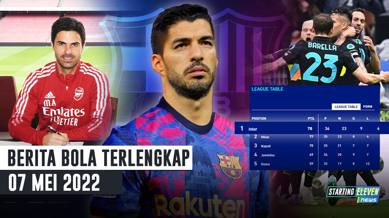 Inter KUDETA Milan - RESMI Arteta Perpanjang Kontrak - Suarez Gabung Barca Lagi