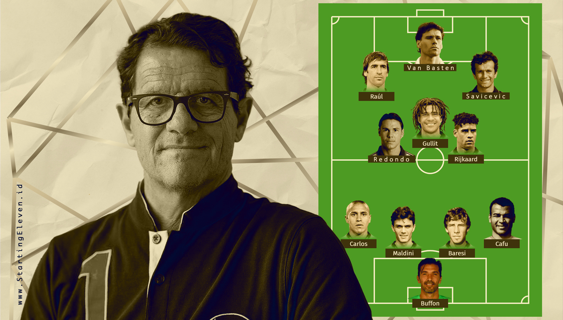 Fabio Capello dan 11 Pemain Terbaik Pilihannya