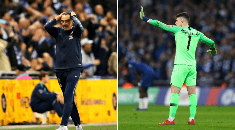 Kepa Nangis Setelah Bikin Ulah di Final Carabao 2019