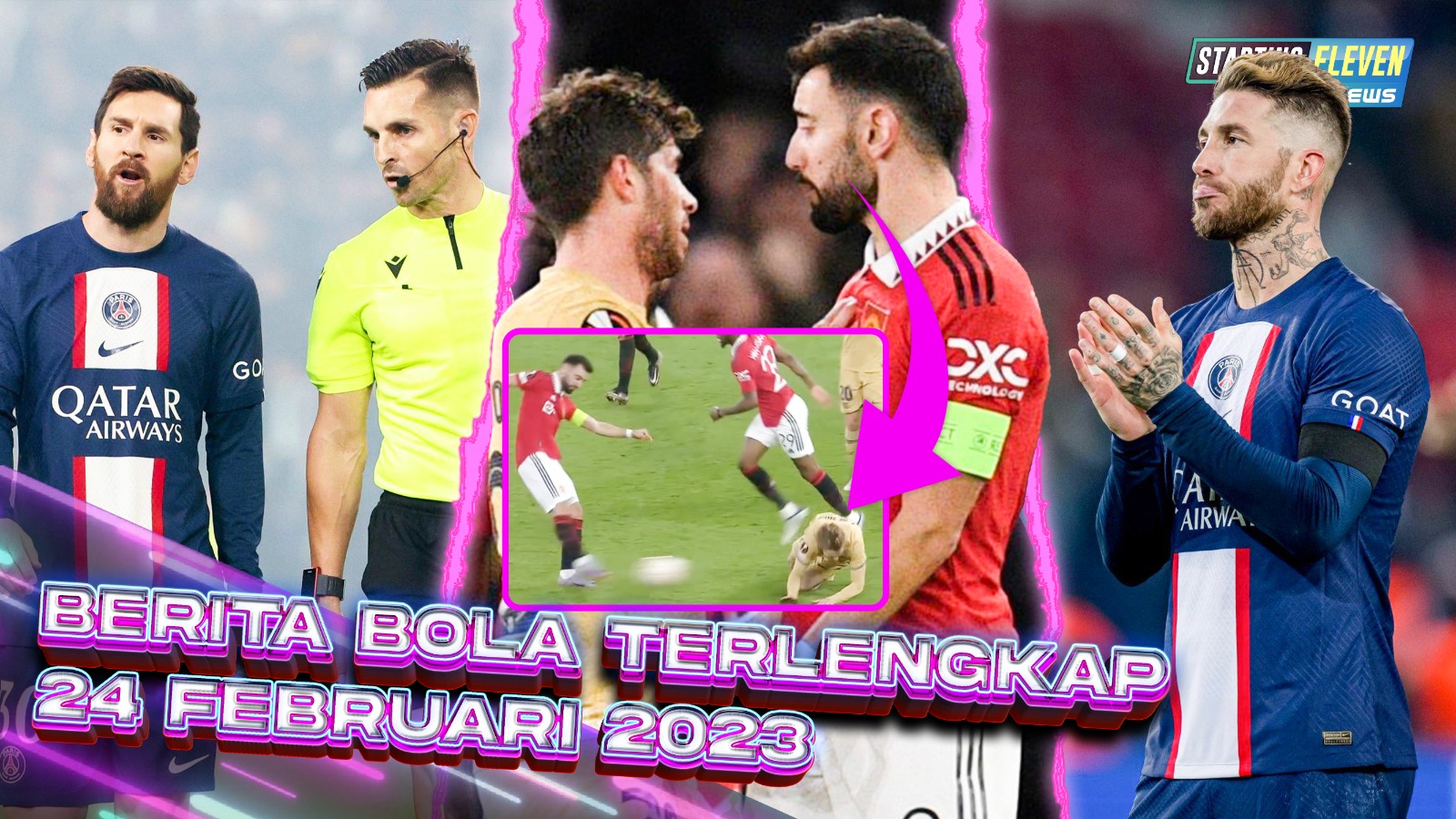 Bentrok! Bruno TENDANG De Jong - Sergio Ramos PENSIUN! - Kok Bisa Messi Dilindungi Wasit?
