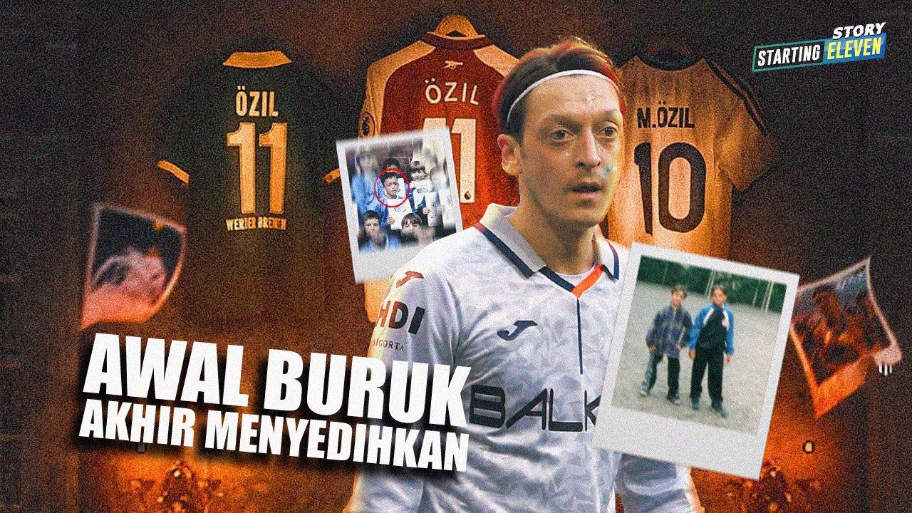 Mesut Ozil Tutup Karier yang Dibangunnya dari Keterbatasan