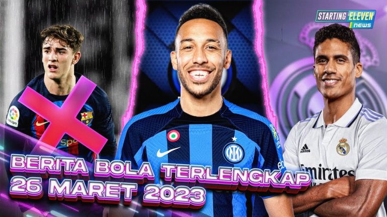Aubameyang Hijrah ke Inter - Hengkang dari MU, Varane Kembali ke Madrid - Duh! La Liga Coret Gavi