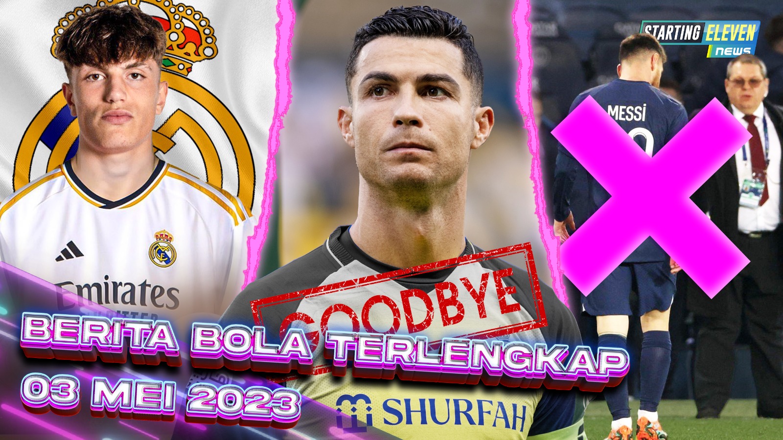 NGERI! PSG Berani HUKUM Messi - CR7 Tinggalkan Al Nassr? - WAH! Madrid Boyong Garnacho?