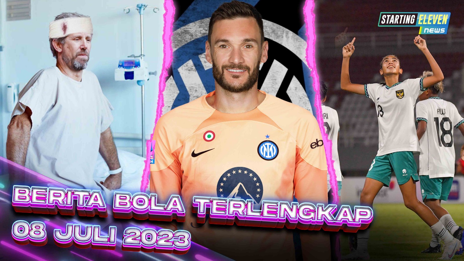 SANGARNYA Timnas Wanita Indonesia - DUH! Van der Sar Pendarahan Otak - Hugo Lloris Join Inter