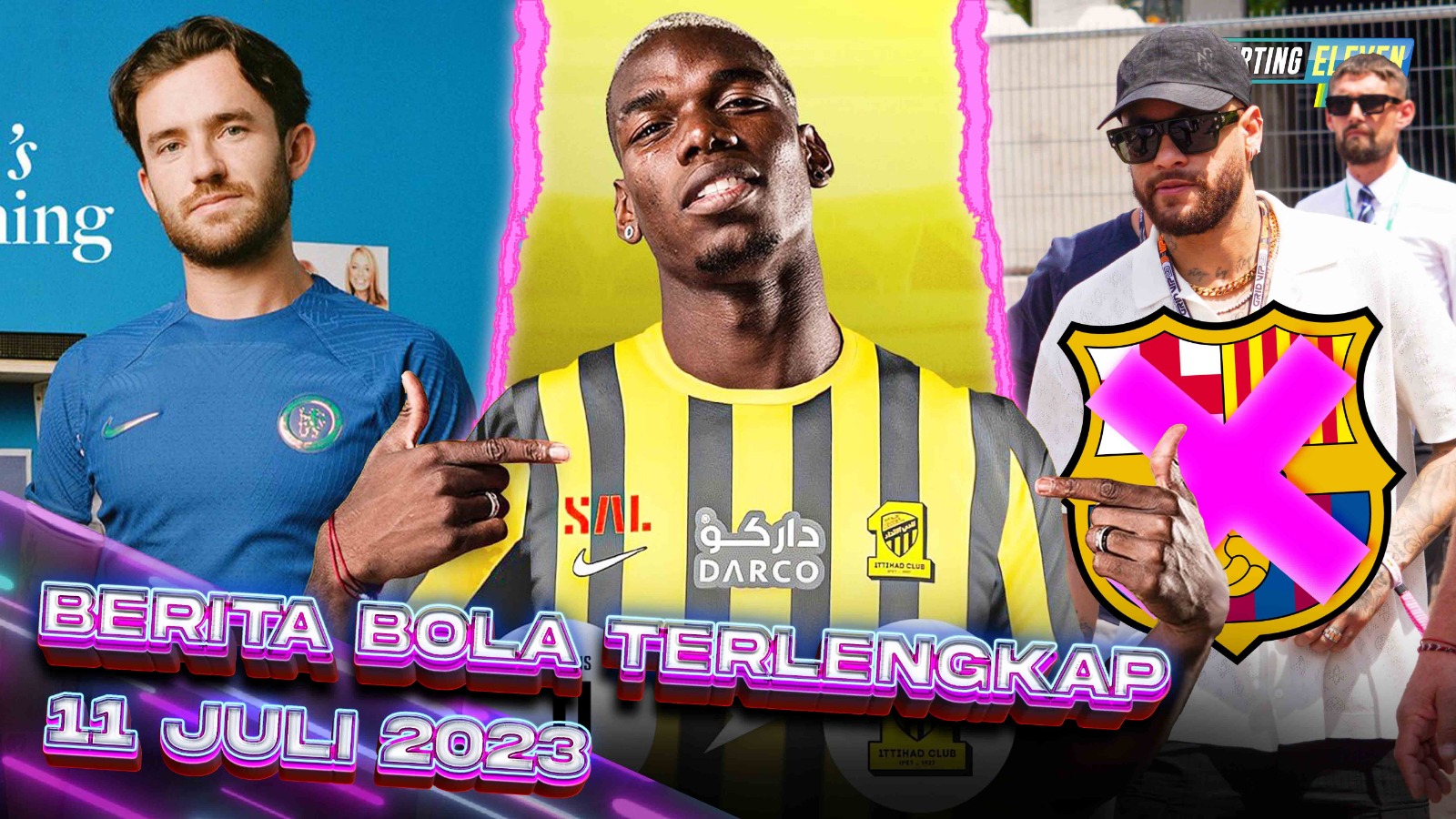 Pogba ke Arab Saudi - Alasan Barca TAK SUDI Pulangkan Neymar - Jersey Baru Chelsea TANPA Sponsor