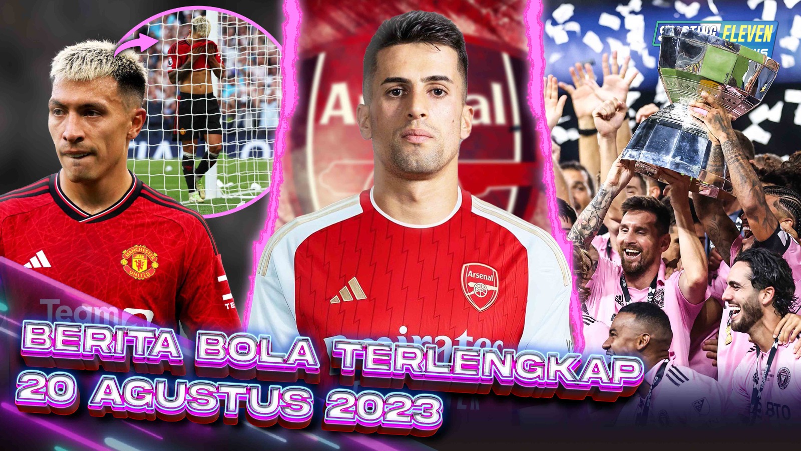 KONYOL! Lisandro Cosplay jadi Maguire - SANGAR! Messi RAIH TROFI - Arsenal DAPATKAN Cancelo