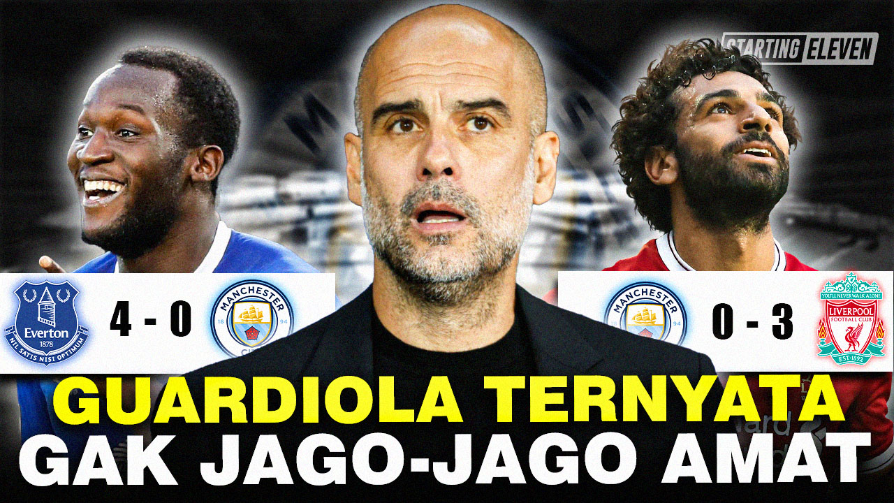 7 Kekalahan Paling Memalukan Pep Guardiola di Manchester City