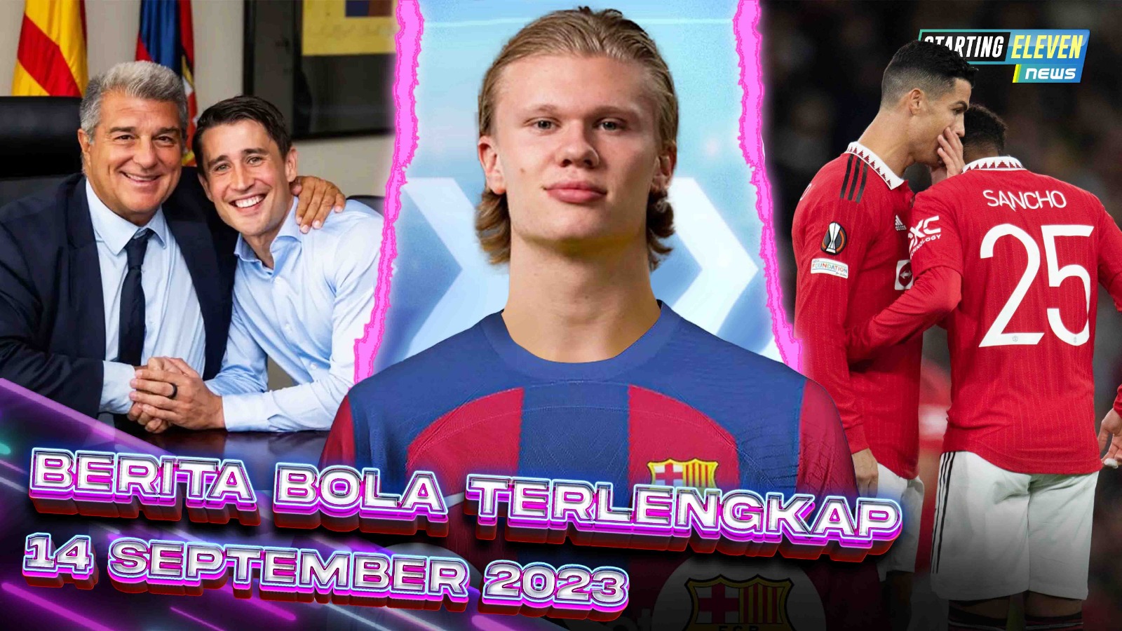 Sancho TERPURUK di MU Gara-Gara CR7 - Bojan Kembali ke Barca - Barca Datangkan Haaland