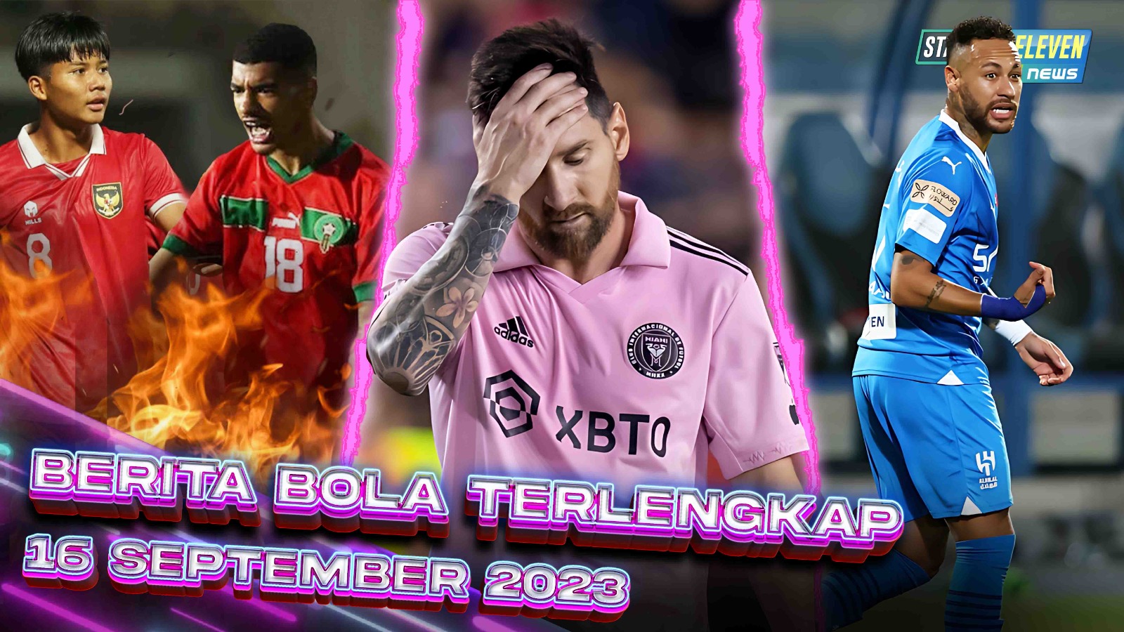 Messi FRUSTRASI di Inter Miami - Debut SANGAR Neymar di Saudi - Indonesia Lawan Maroko