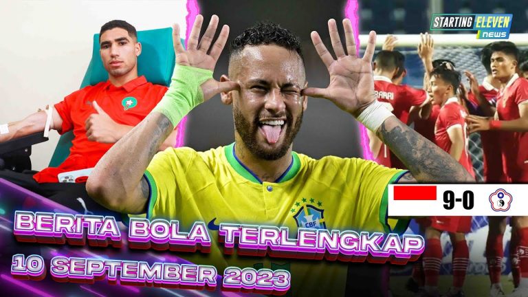 SADIS! Indo GILAS Taiwan - Neymar PATAHKAN Rekor Pele - Gempa Maroko, Hakimi Cs Donor Darah