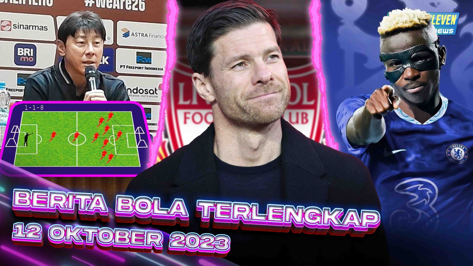 Xabi BISA JADI Pelatih Liverpool - Chelsea REKRUT Osimhen - Indonesia Pakai Formasi 1-1-8