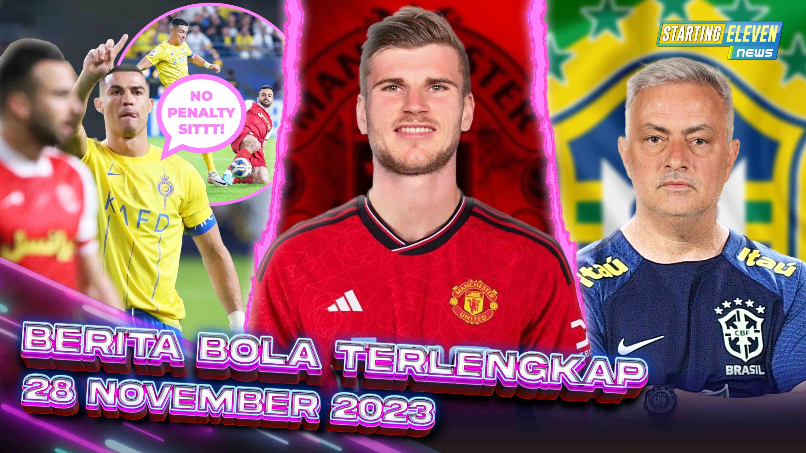 Kejujuran Cristiano Ronaldo - NGERI! Mourinho Latih Timnas Brasil - MU REKRUT Werner