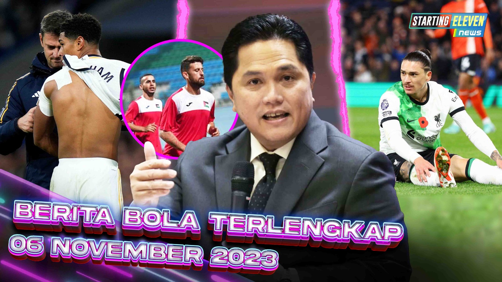 LAWAK! Penyakit Nunez Kembali - WADUH! Bellingham Cedera - Palestina Main di Indonesia?
