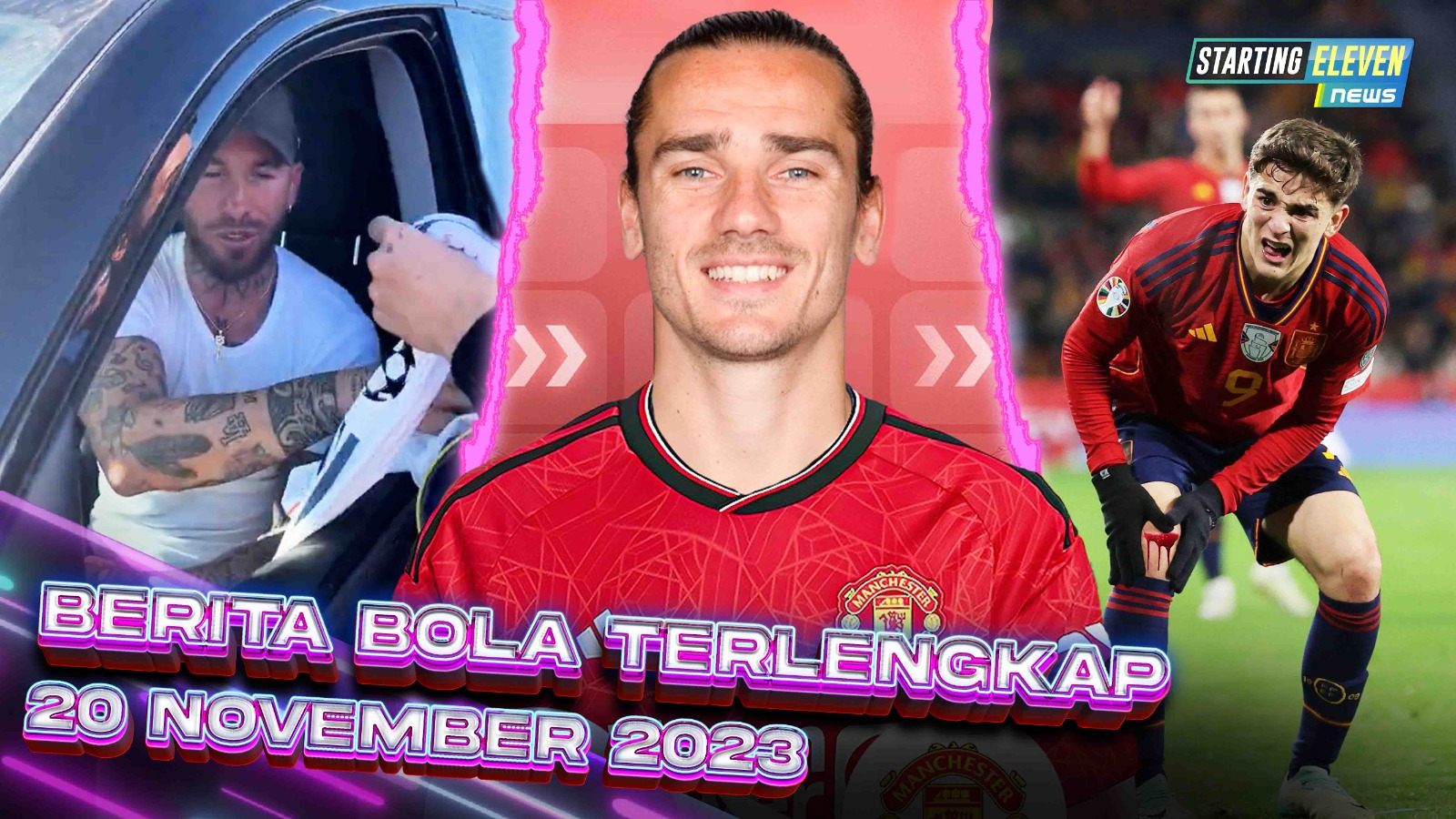 Griezmann Gabung MU - Karir Gavi TAMAT - Ramos OGAH Tandatangani Jersey Real Madrid