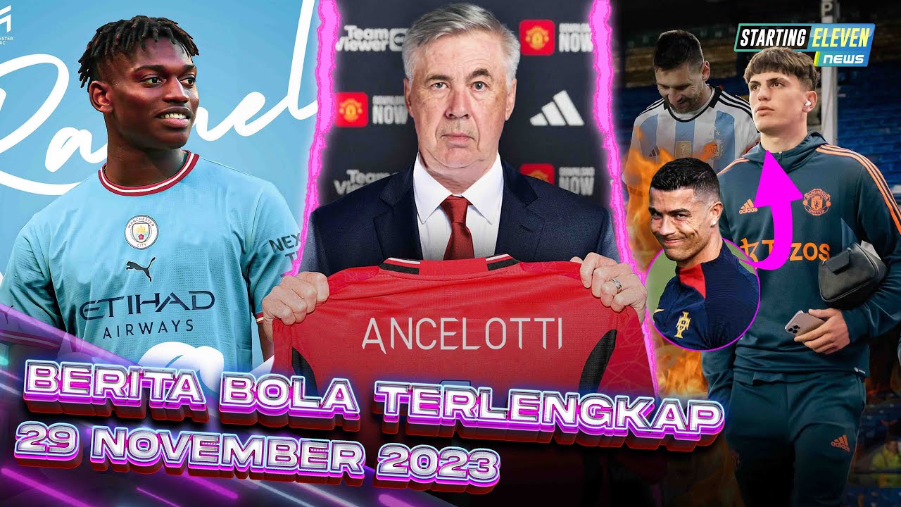 Ancelotti Hijrah ke MU - Man City REKRUT Rafael Leao - Gegara CR7, Messi BENCI Garnacho