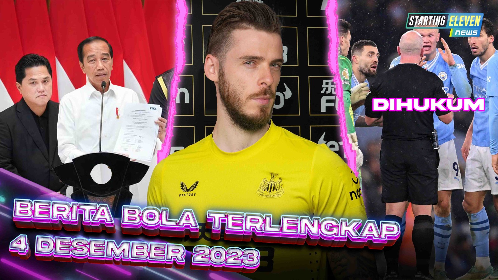 Indonesia TUAN RUMAH Pildun U20 2025 - Newcastle Rekrut De Gea - Man City DIDAKWA FA