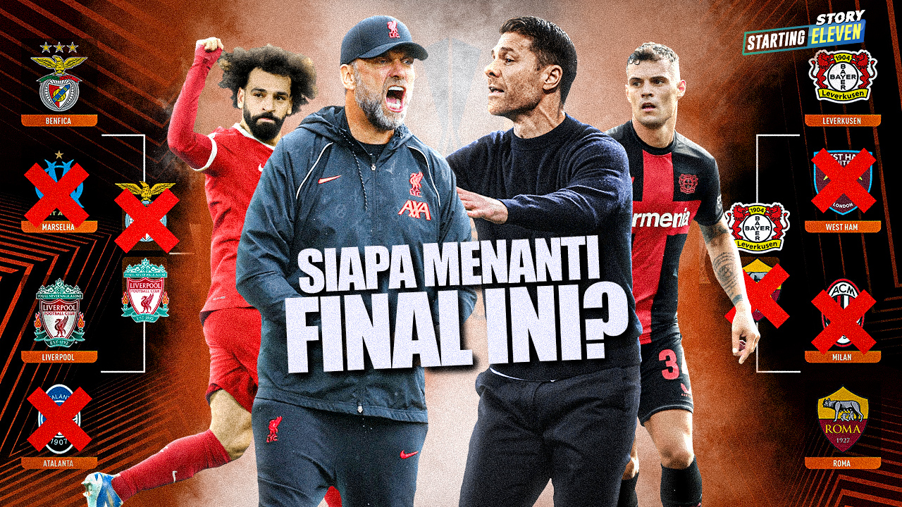 Perempat Final UEL Jalan Mudah Leverkusen Bertemu Liverpool di Final