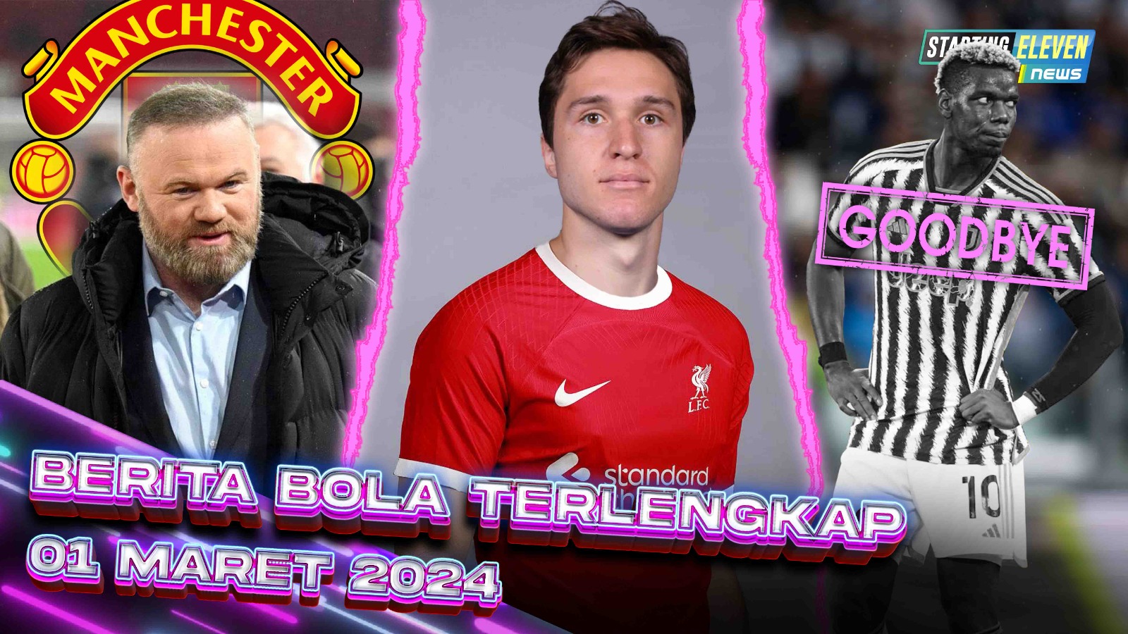 Karir Tamat! Pogba DISKORS 4 Tahun - Kejutan! Rooney LATIH MU - Liverpool Dekati Federico Chiesa