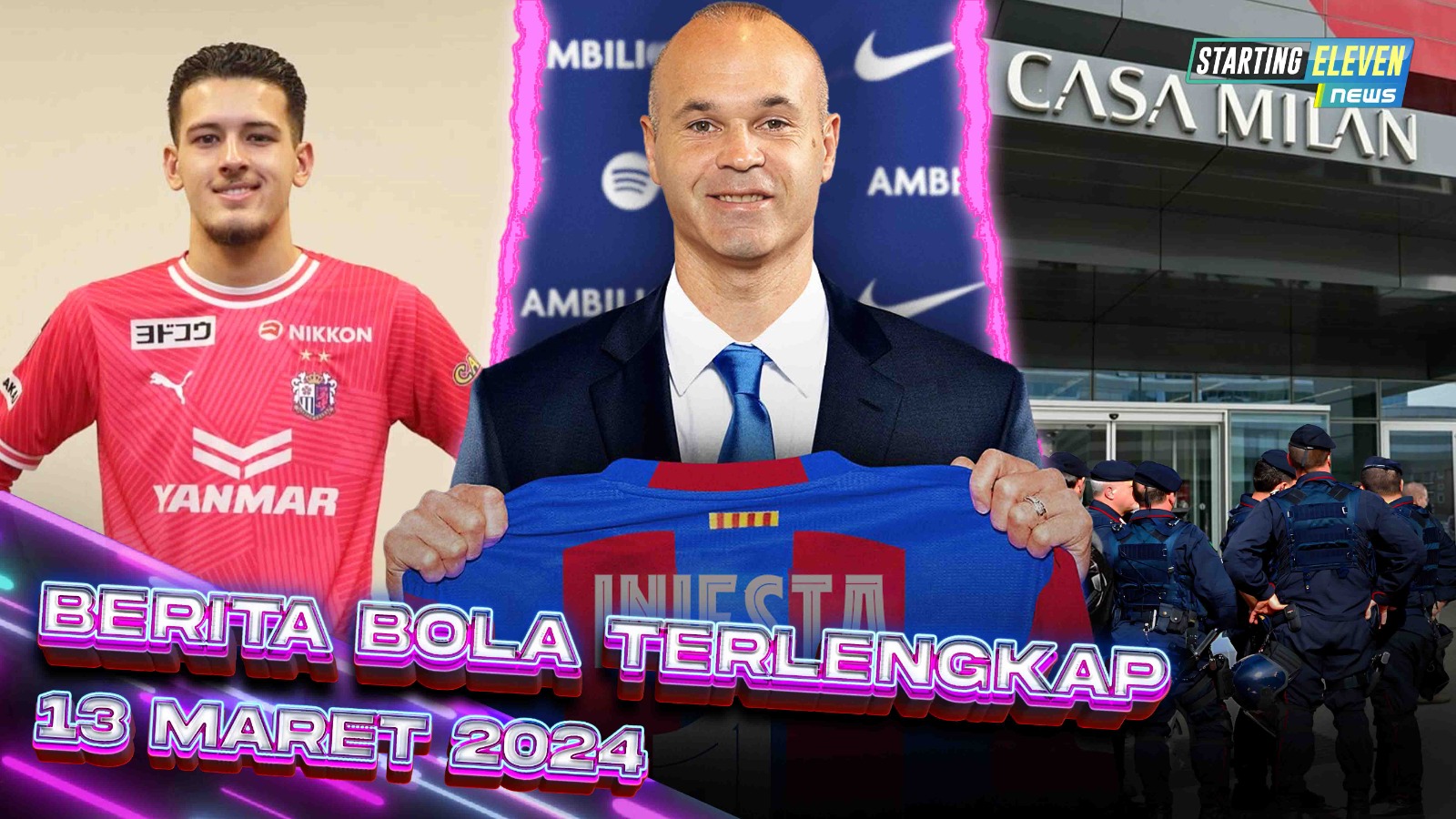 Kejutan! Iniesta LATIH Barcelona - Kantor AC Milan DIGEREBEK - Hubner GABUNG Klub Jepang