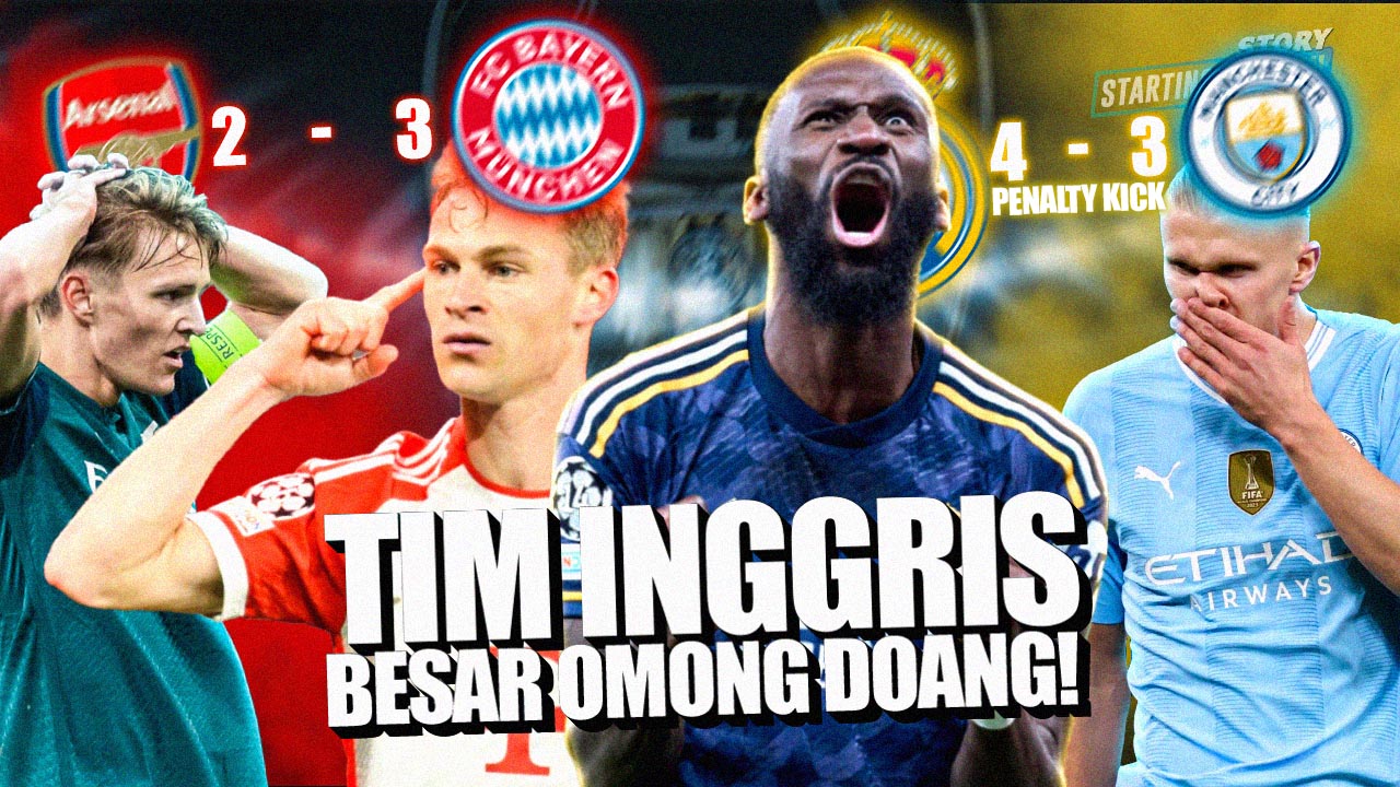 Arsenal Bapuk Natural, Real Madrid Juara UCL Lagi, Nih