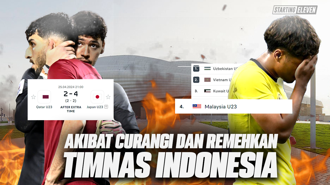 Terlalu Menyepelekan Timnas Indonesia, Qatar dan Malaysia Malah Kena Batunya!