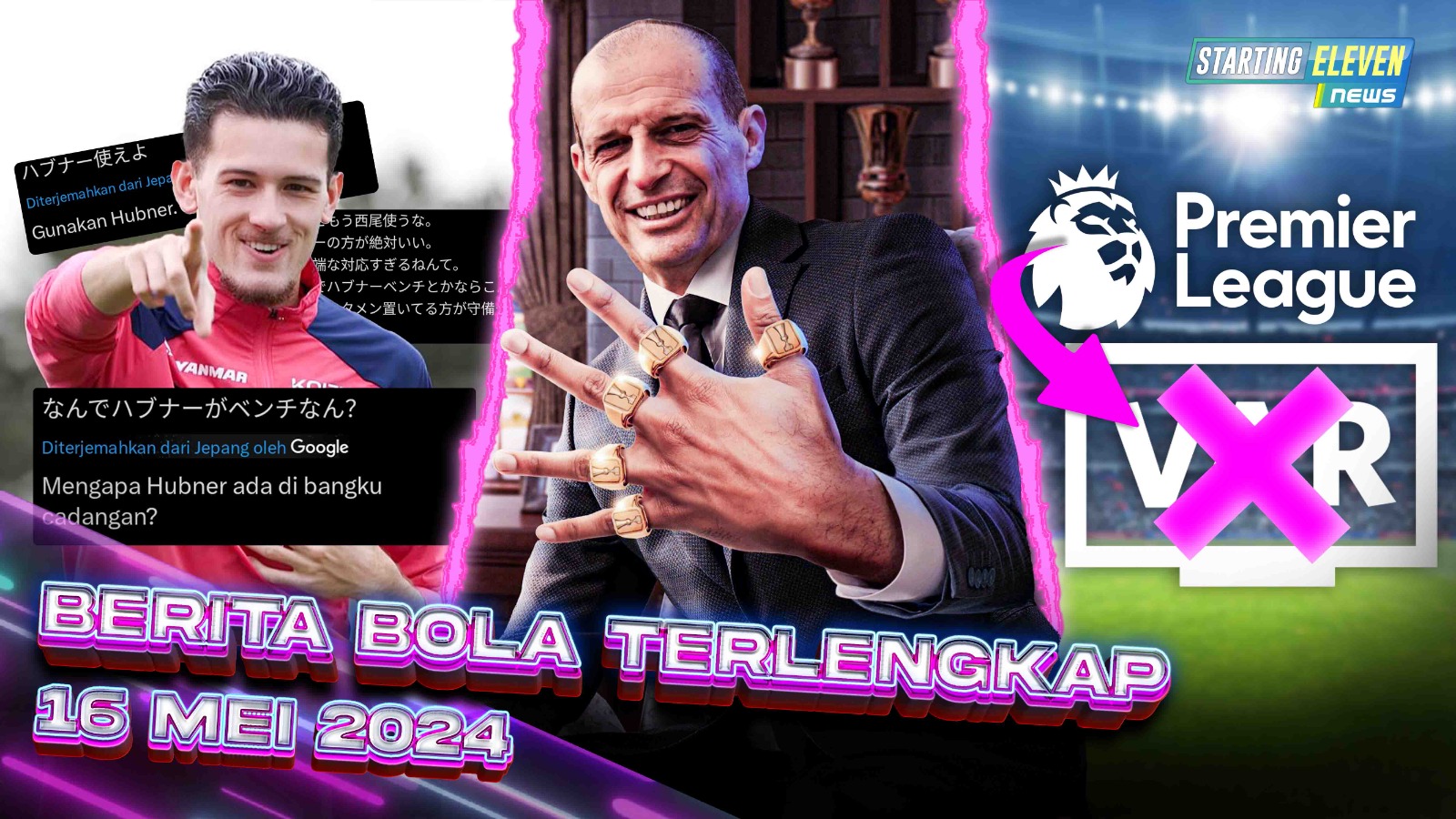 Liga Inggris Akan Hapus VAR? - Allegri Ukir Sejarah - Protes Fans Cerezo Imbas Hubner Dicadangkan