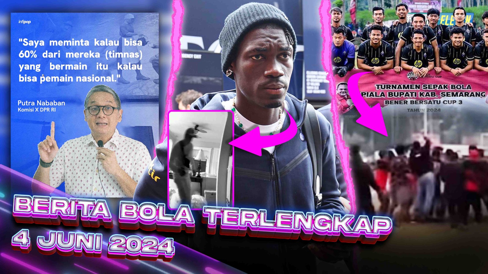 Usulan NGACO Anggota DPR Soal Timnas - Pemain Liga 1 Keroyok Wasit - Gelandang Spurs DIRAMPOK