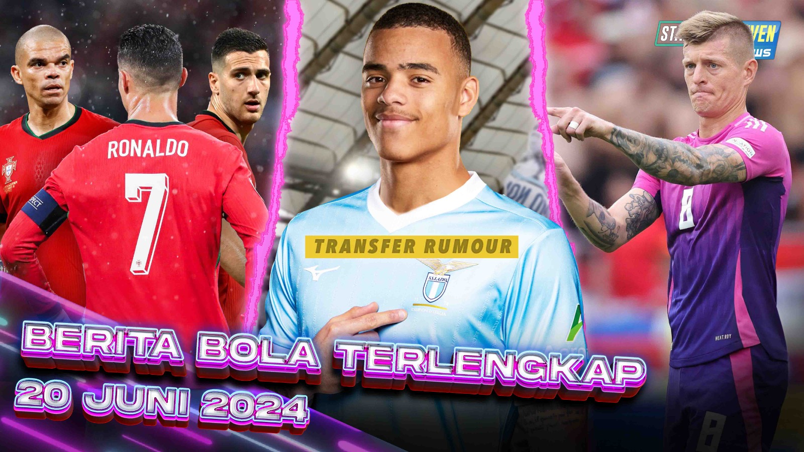 Pemain Portugal TAK PERCAYA LAGI Sama CR7 - 4 Catatan GILA Toni Kroos - Greenwood Gabung Lazio?