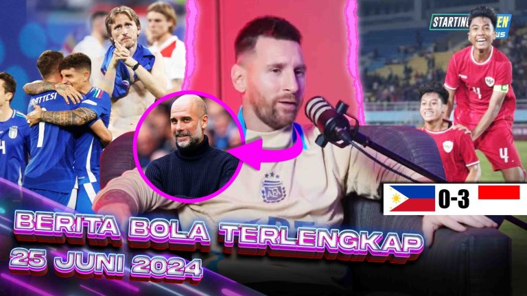 DRAMATIS! Italia SINGKIRKAN Kroasia - MESSI SINDIR Guardiola - Indonesia U16 Menang Lagi