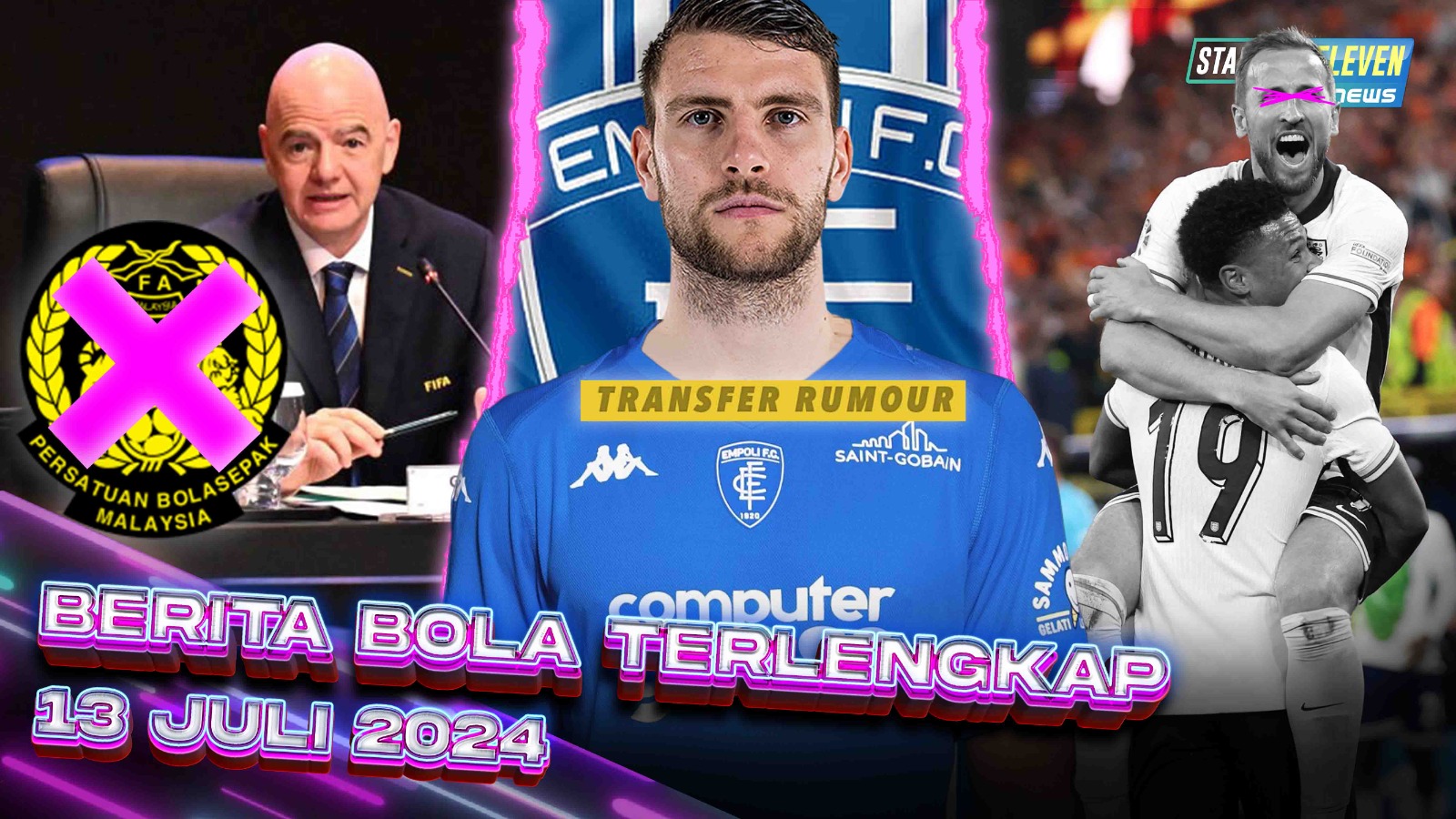 Maarten Paes GABUNG Empoli - Malaysia DISANKSI FIFA - Inggris ke Final Karena CURANG