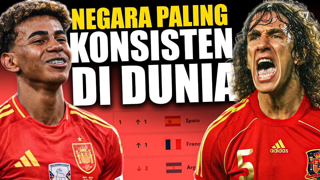 Kenapa Spanyol Tak Pernah Keluar dari 10 Besar FIFA?